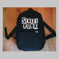 Street Punk jednoduchý ľahký ruksak, rozmery pri plnom obsahu cca: 40x27x10cm materiál 100%polyester